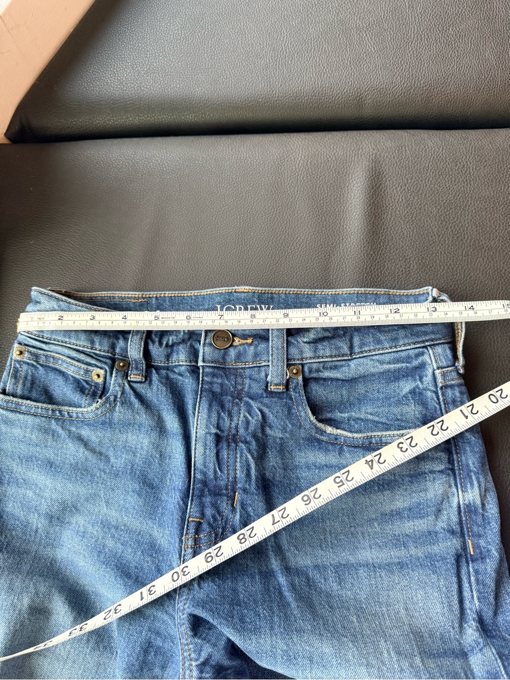 JCrew Wide Leg Trouser Fit Women's Jeans in Light Blue - Picture 5 of 7